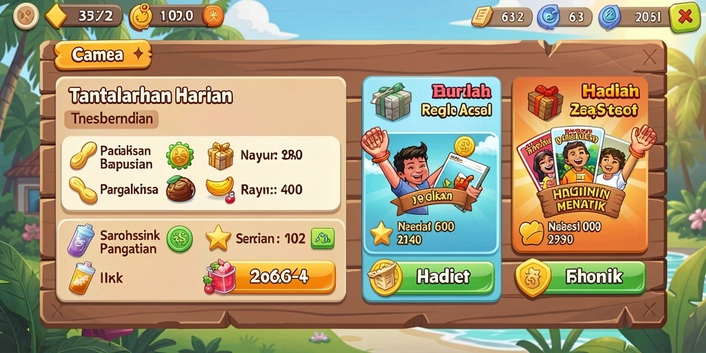 Screenshot menunjukkan momen kemenangan yang memuaskan bagi pemain.