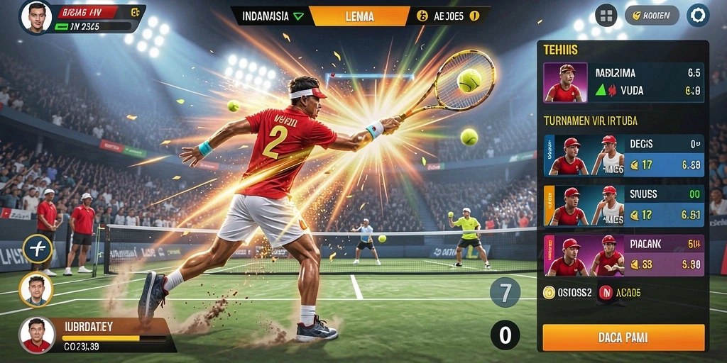 Tangkapan layar menunjukkan leaderboard dengan skor tertinggi.