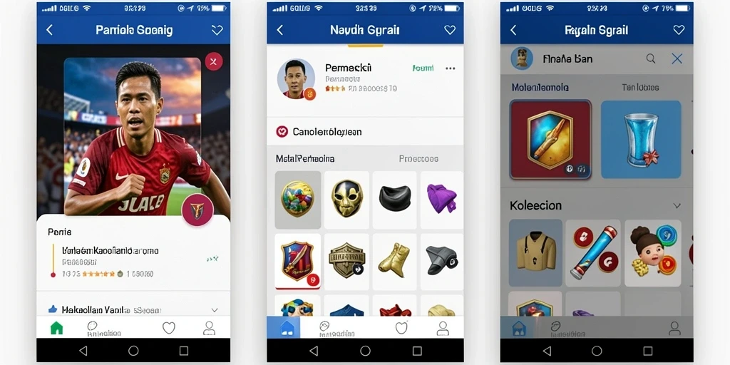 Fitur chat yang memungkinkan interaksi antar pemain secara real-time.