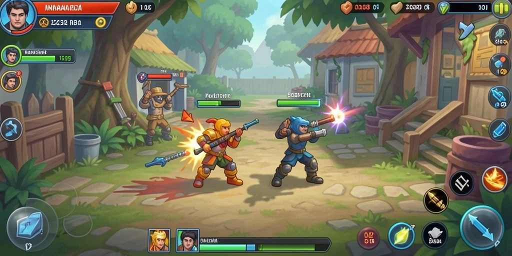 Mode multiplayer yang memungkinkan kompetisi seru.