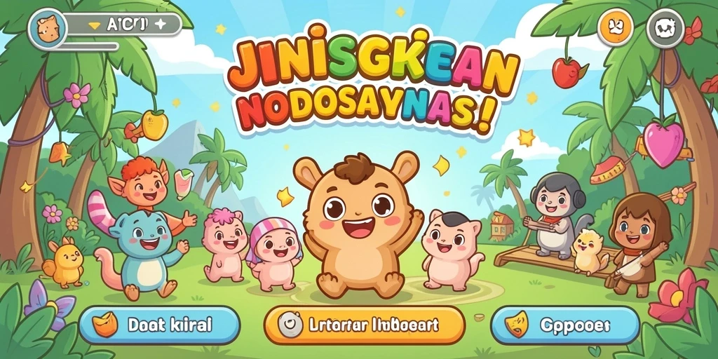 Tangkapan layar menunjukkan tampilan level baru yang menantang.