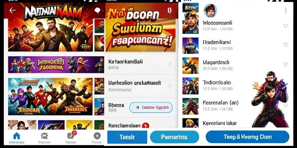 Fitur sosial untuk berinteraksi dengan teman.